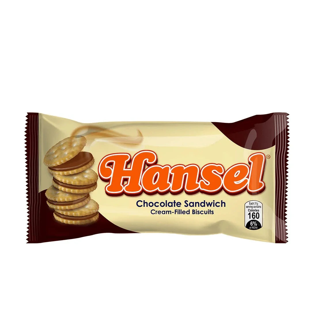 Hansel Chocolate Sandwich Cream Biscuits 10x31g