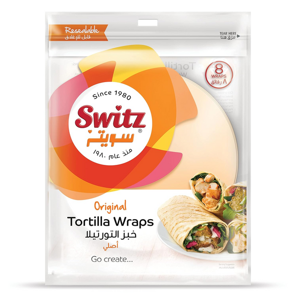 Switz Original Tortilla Wraps - 8 Pcs (360g)