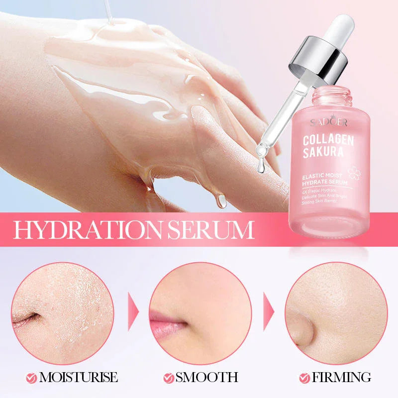 Sadoer Collagen Sakura Elastic Moist Hydrate Serum - 30ml