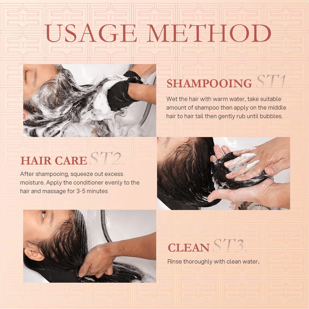 Bremod Premium Series Keratin Shampoo & Conditioner - 350ml+350ml