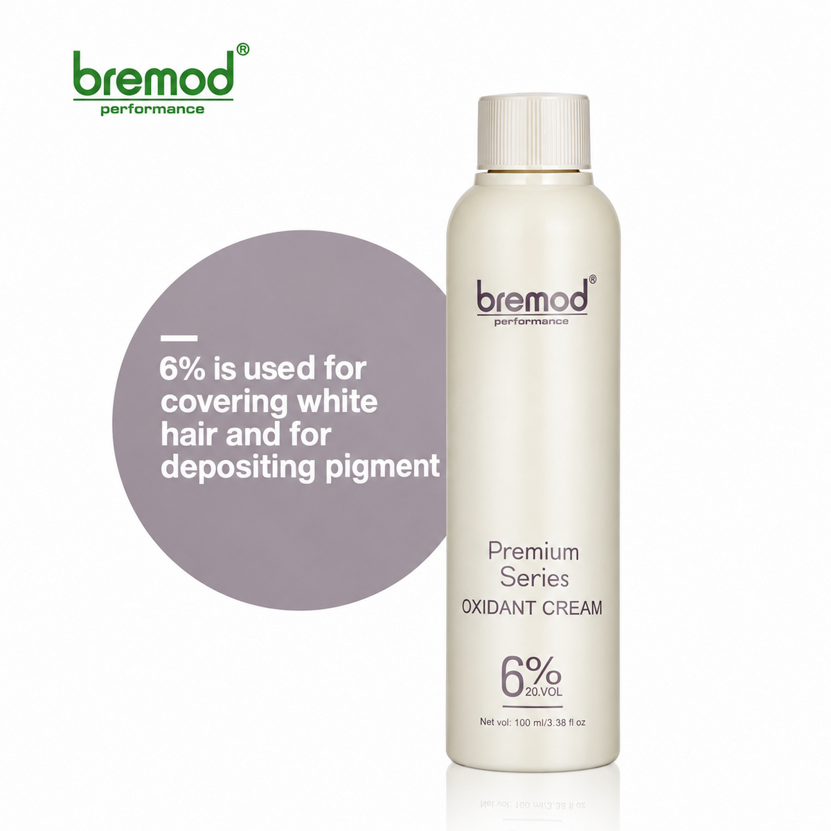 Bremod Performance 8.13 Ash Blonde Hair Color + Oxidant Cream - 100ml+100ml