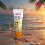 Ujooba Sensitive Brightening Sun Screen SPF90+ Vitamin C - 150ml