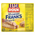 Doux Chicken Franks Original 10 Pieces - 400g (Frozen)