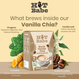 Hot Babe Black Vanilla Chia - 180g