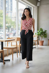 Women's Sleeveless Maxi Jumpsuit