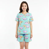 Trendy Cotton T-Shirt & Shorts 2pcs Set #7351