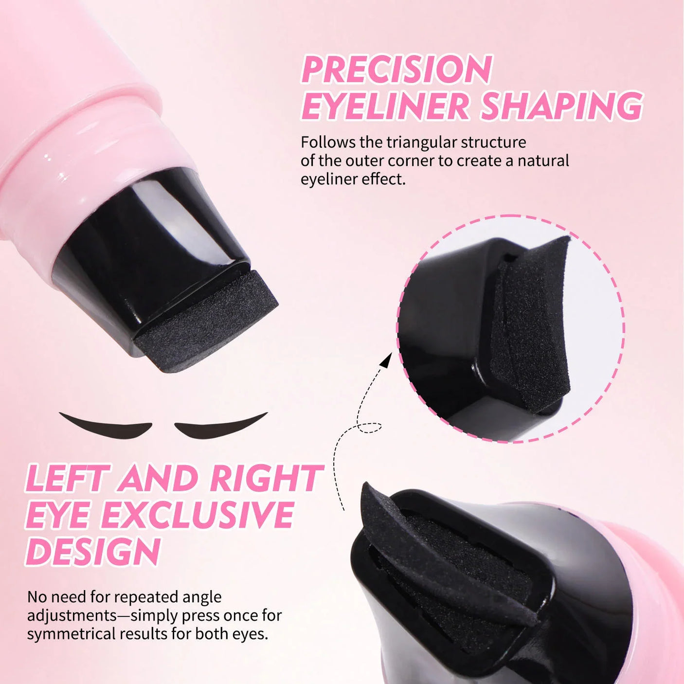Olibolla Double Head Waterproof Quick Dry Eyeliner LA-E319