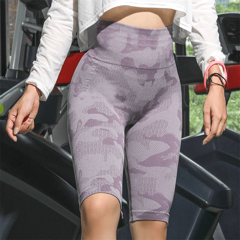 Women Seamless Yoga Legging Pants High Waist Fitness Gym Pants - B6033