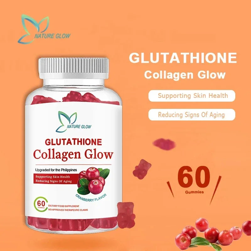 Nature Glow Glutathione Collagen Glow Cranberry - 60 Gummies Pinoy Hyper Kuwait Nature Glow Glutathione Collagen Glow Cranberry - 60 Gummies Pinoy Hyper Kuwait