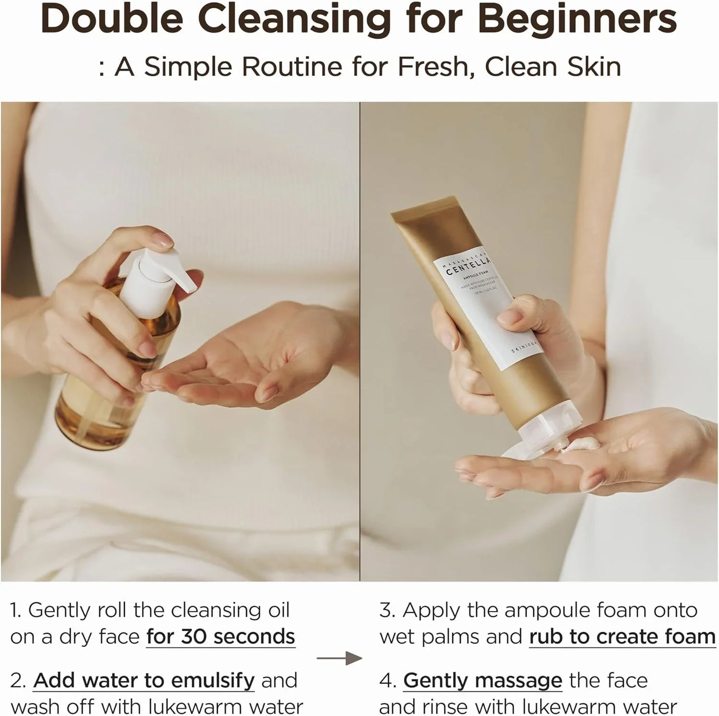 SKIN1004 Double Cleansing Duo - 200ml + 125ml