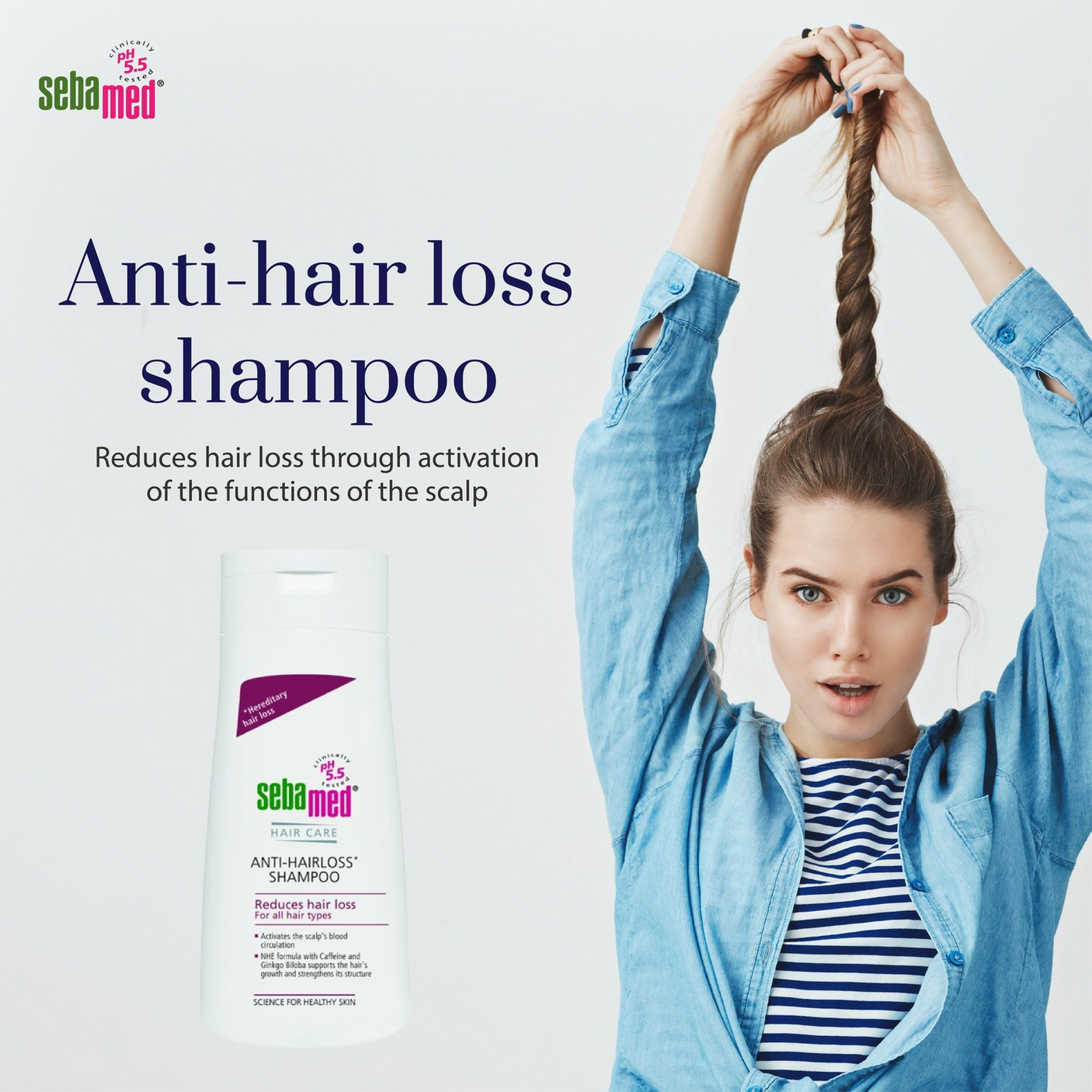 Sebamed Anti-Hairloss Shampoo - 200ml (Germany)