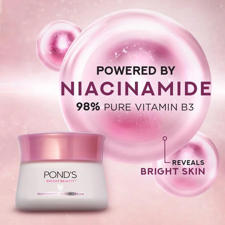 Ponds Bright Beauty Anti-Spot Niacinamide Serum Cream SPF 15 PA++ - 50g