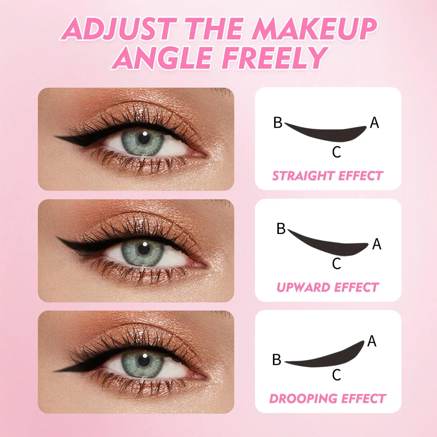 Olibolla Double Head Waterproof Quick Dry Eyeliner LA-E319