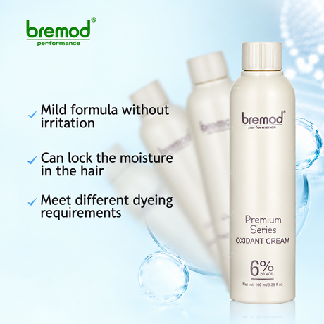 Bremod Performance 8.1 Gray Hair Color + Oxidant Cream - 100ml+100ml