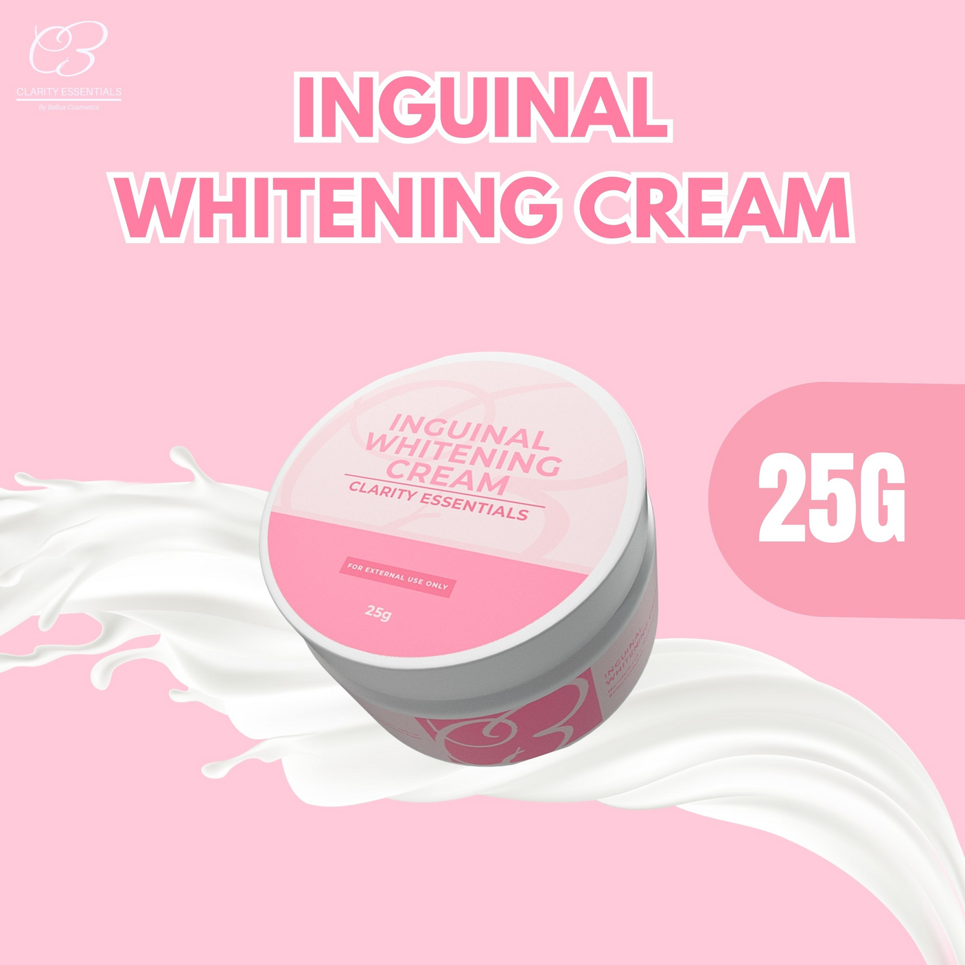Clarity Essentials Inguinal Brightening Cream - 25g
