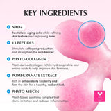 Eqqualberry Lush Blush NAD+ Peptide Boosting Cream - 50ml