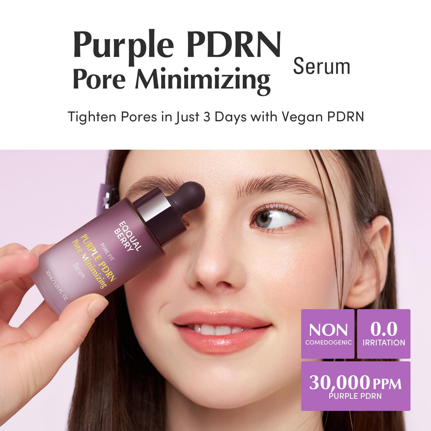 Eqqualberry Purple PDRN Pore Minimizing Serum - 30ml