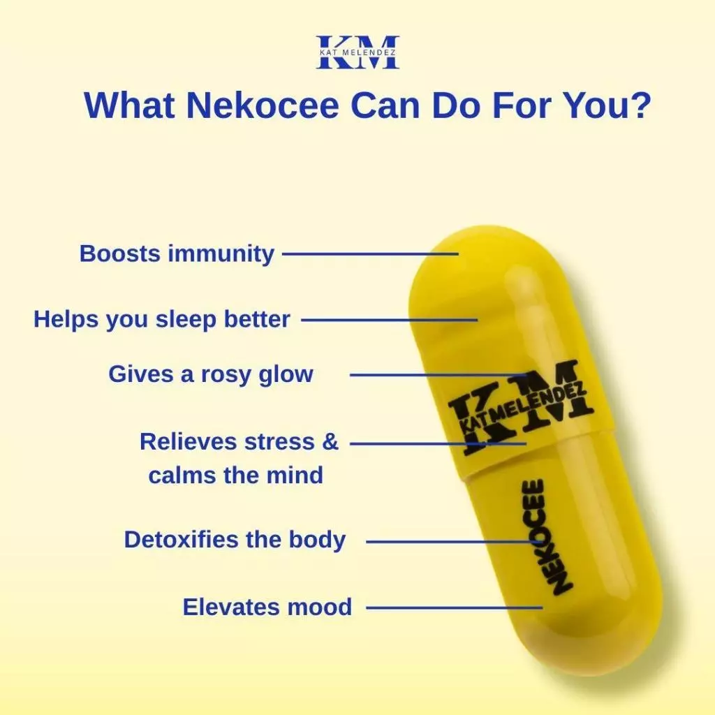 KM NEKOCEE 15 in 1 By Kat Melendez Rosy Glow Stress Relief - 30s