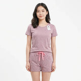 Trendy Cotton T-Shirt & Shorts 2pcs Set #7351