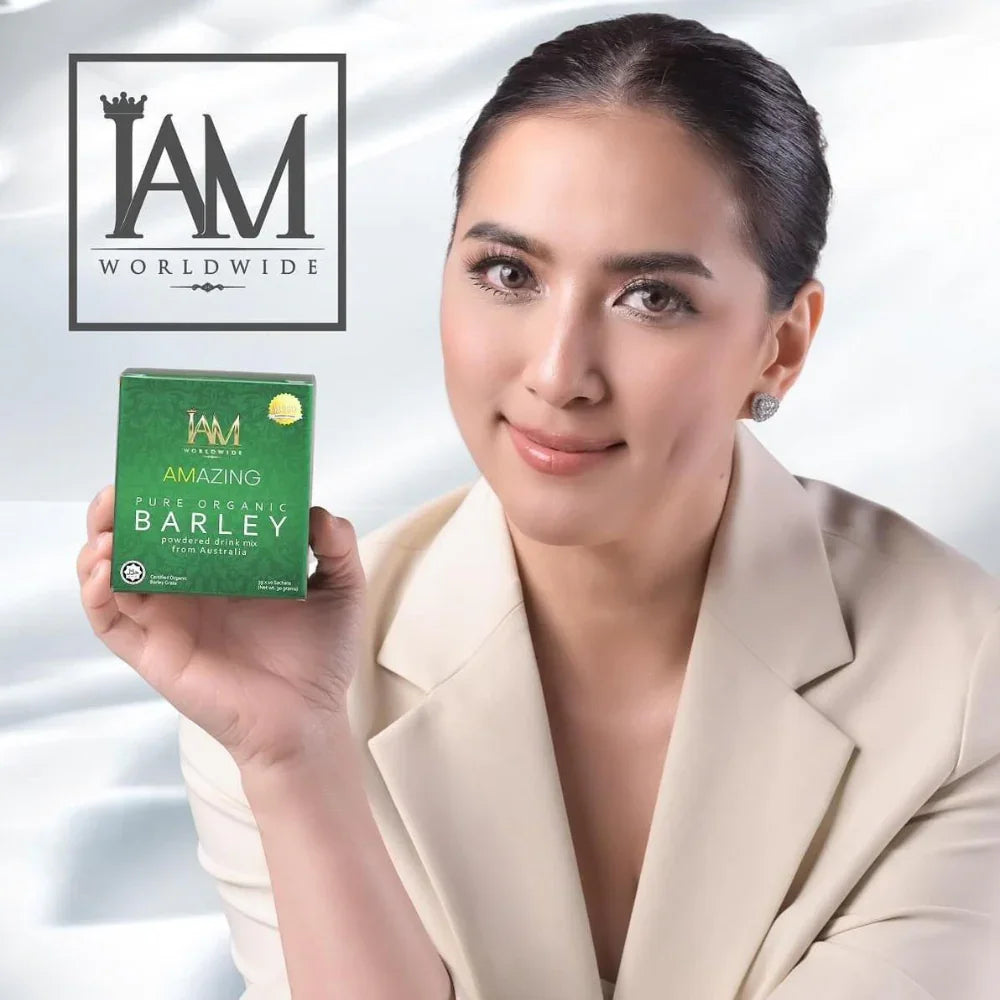 IAM Amazing Pure Organic Barley Powdered Drink Mix - 30g