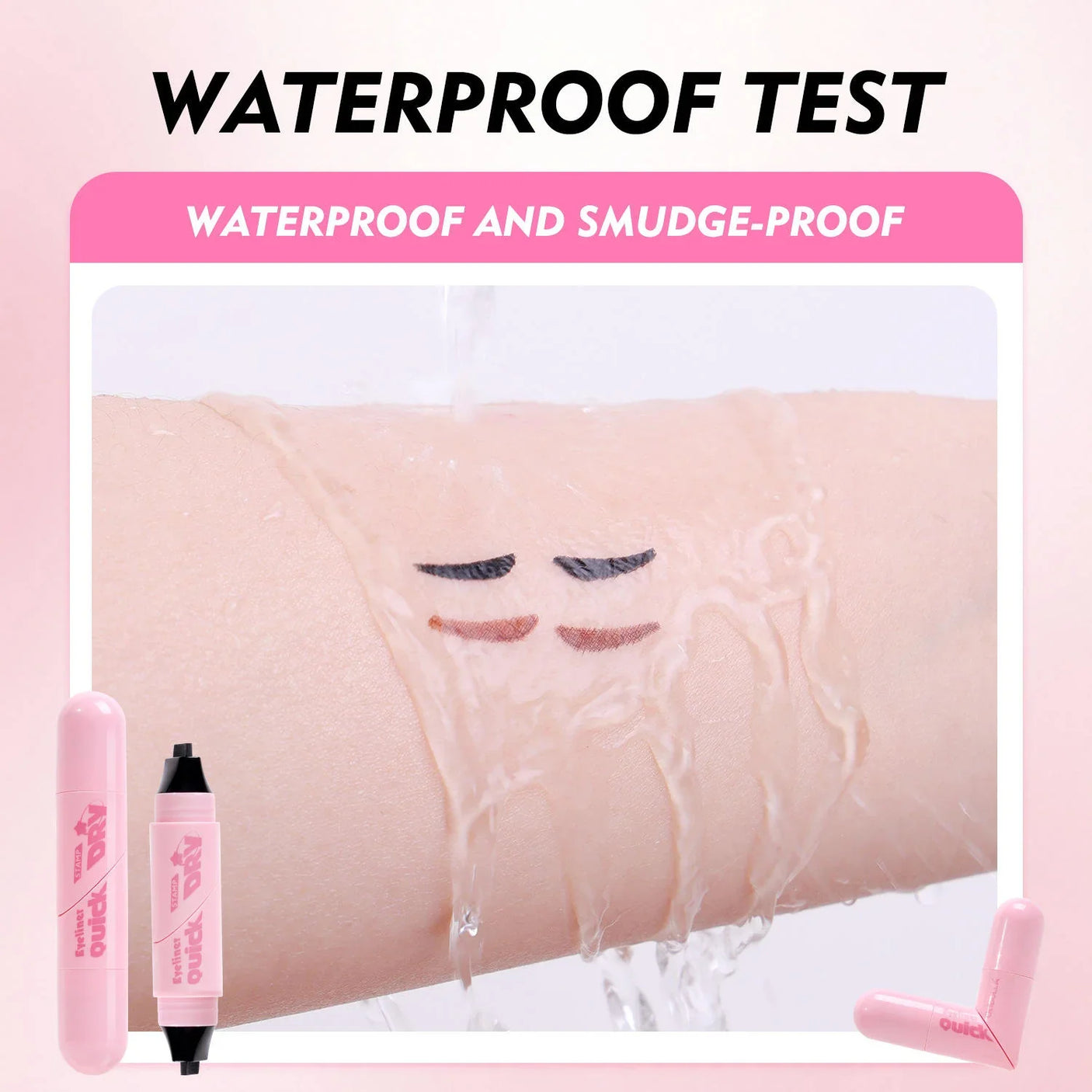 Olibolla Double Head Waterproof Quick Dry Eyeliner LA-E319