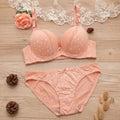 TDF Cotton Push Up A Bra & Panty Set - TP838#