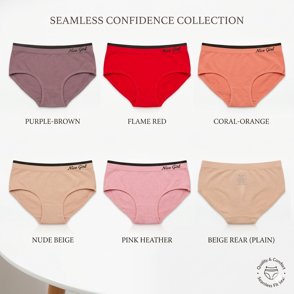 Women's Comfortable Breathable Briefs 3Pcs Set #906