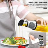 Oil & Vinegar Dispenser Bottle with Measurement Scale - 500ml