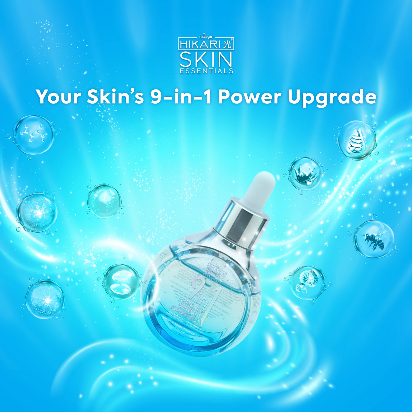 Hikari Skin Essentials 9 in 1 Miracle Serum - 30ml