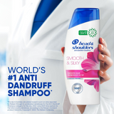 Head & Shoulders Smooth & Silky Anti-Dandruff Shampoo - 350ml+190ml