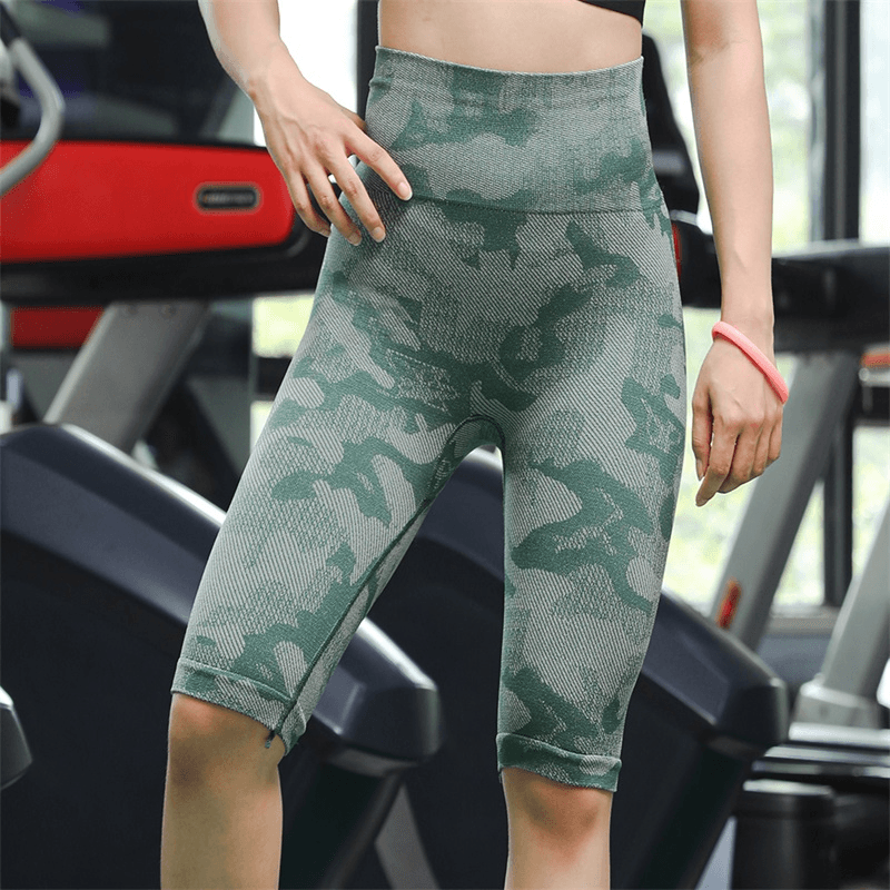 Women Seamless Yoga Legging Pants High Waist Fitness Gym Pants - B6033