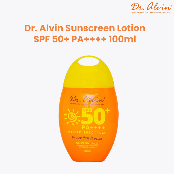 لوشن الوقاية من أشعة الشمس باور صن بروتكت من دكتور ألوين بعامل حماية من أشعة الشمس SPF50+ PA+++ - 100 مل