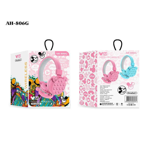 كارتون سماعة الرأس اللاسلكية Creative Super Bass AH-806G