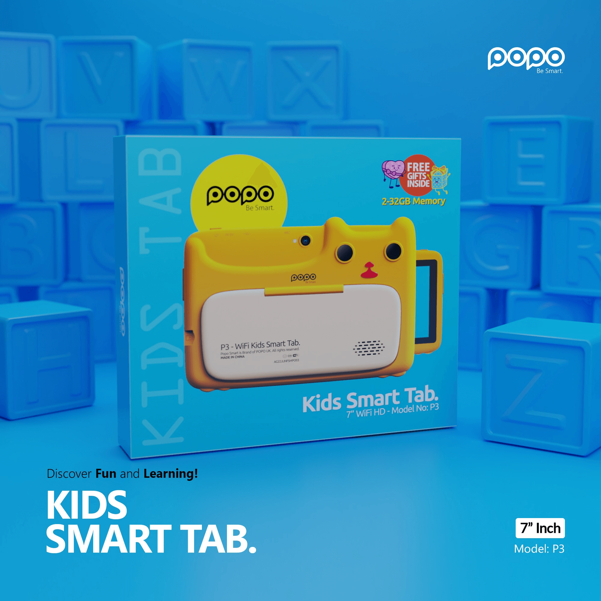 Heatz Popo Kids Tab P3