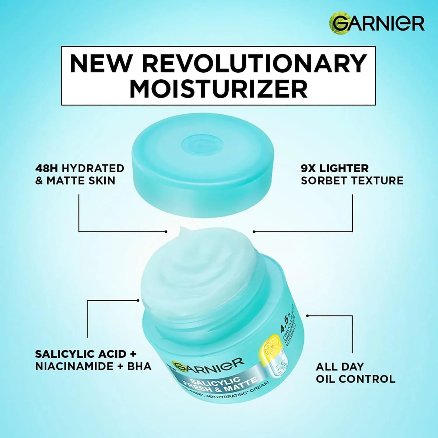 Garnier Salicylic Dry Touch Cream - 30ml