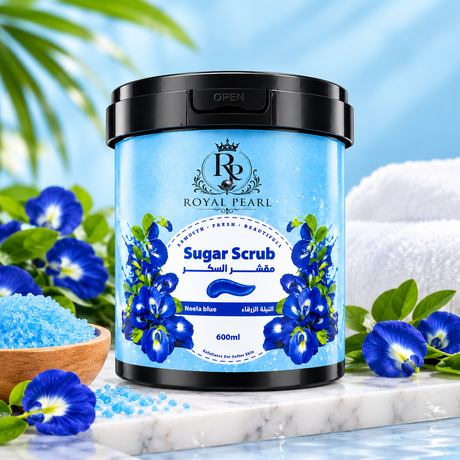 Royal Pearl Neela Blue Sugar Body Scrub - 600ml