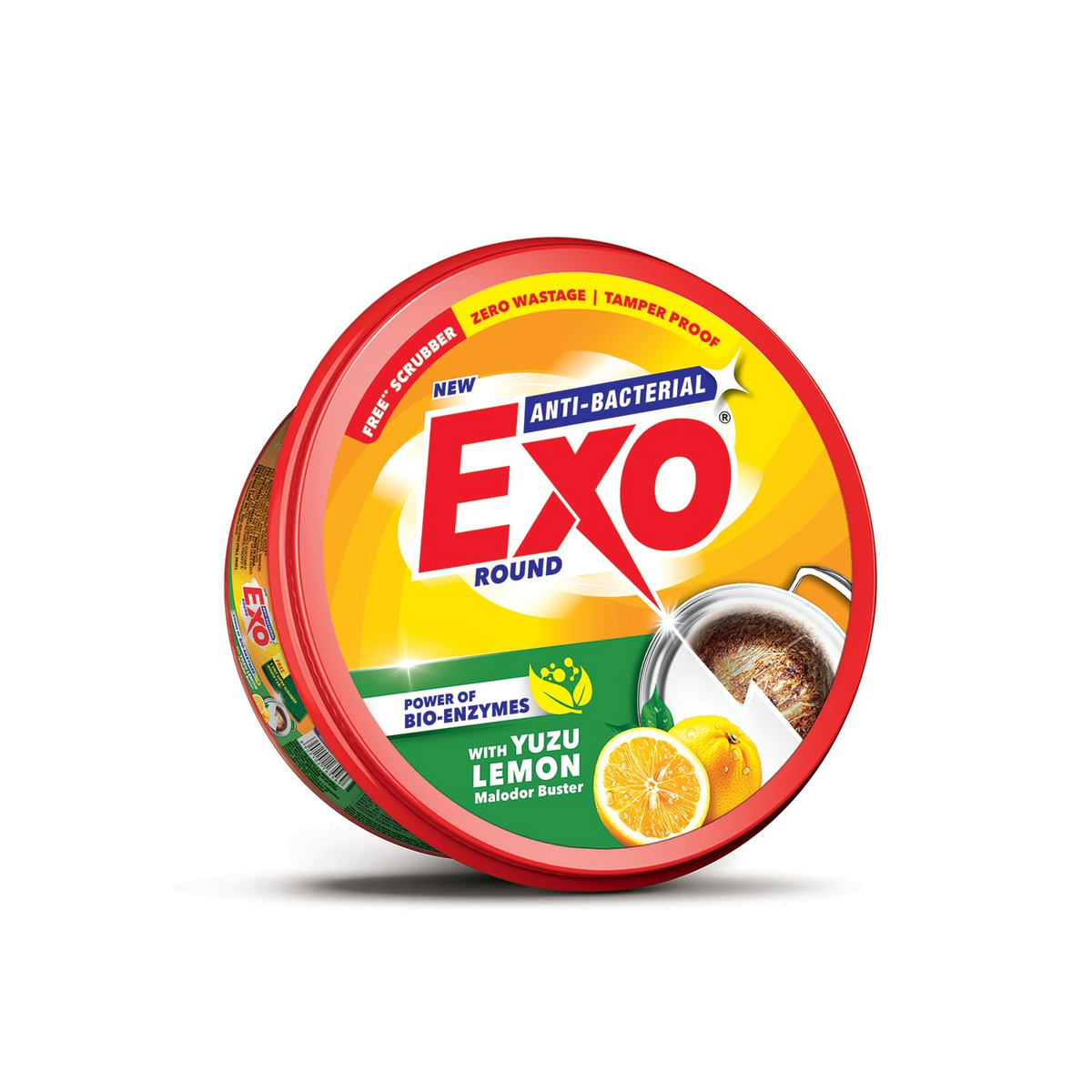 Exo Anti-Bacterial Dishwash Bar with Yuzu Lemon - 250g