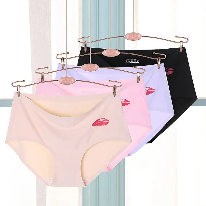 Women's Mid-Waist Seamless Underwear Panty - #322