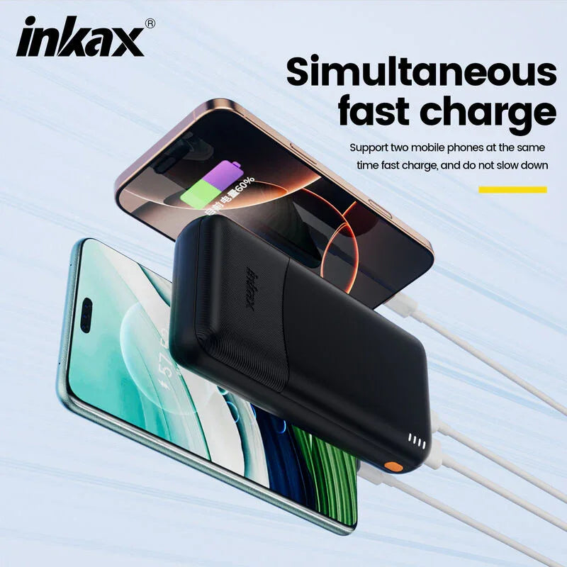 inkax Fast Charging 10000Mah Power Bank PB-21