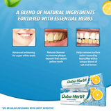 Dabur Herbal Brightening Salt & Lemon Toothpaste With Tooth Brush Free - 150g