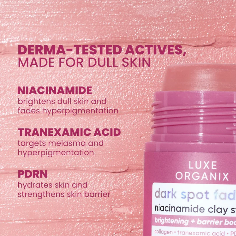 Luxe Organix Dark Spot Fading Niacinamide Clay Stick - 52g