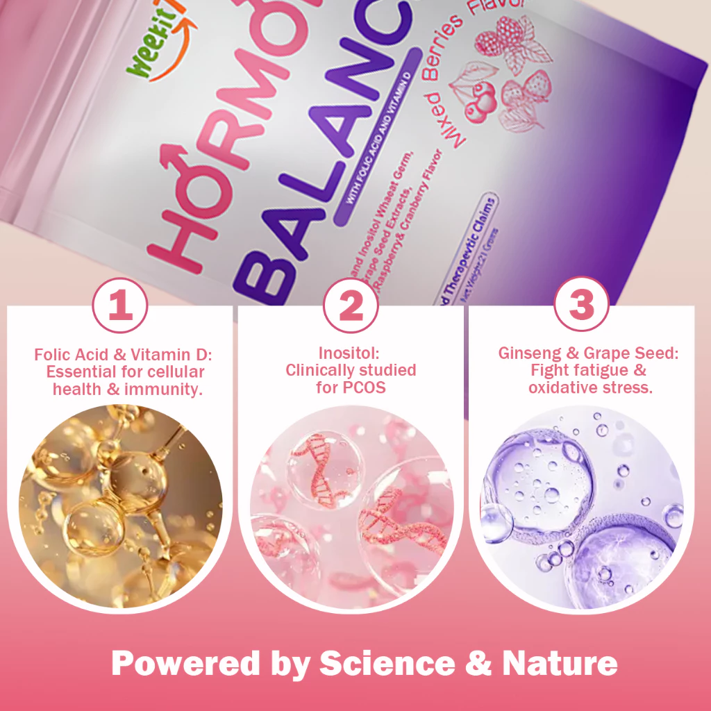 Weekit7 Hormone Balanced Mixed Berries Flavor Drink - 3g x 7 Sachets