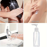 مضخة غسول مستحضرات التجميل الشفاف - 250 مل