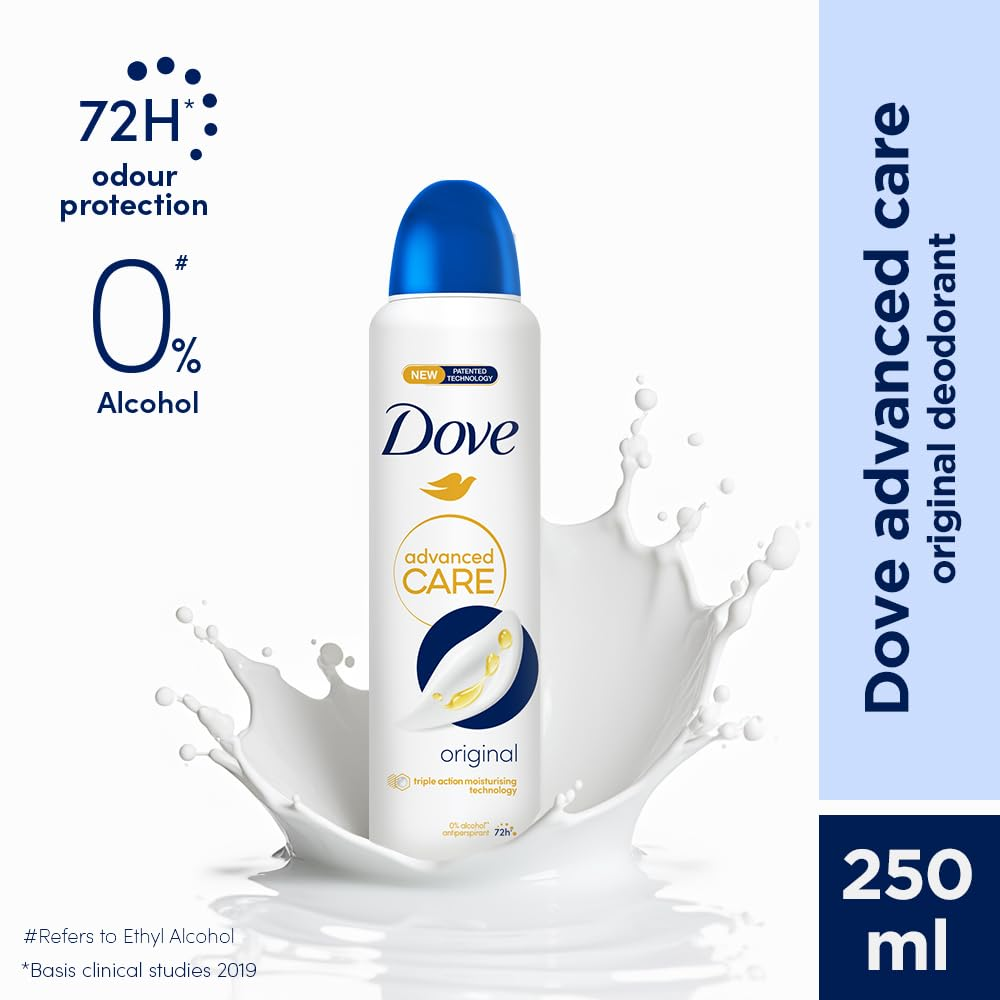Dove Advanced Care Original Deodorant Spray - 250ml