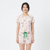 Trendy Cotton T-Shirt & Shorts 2pcs Set #7351