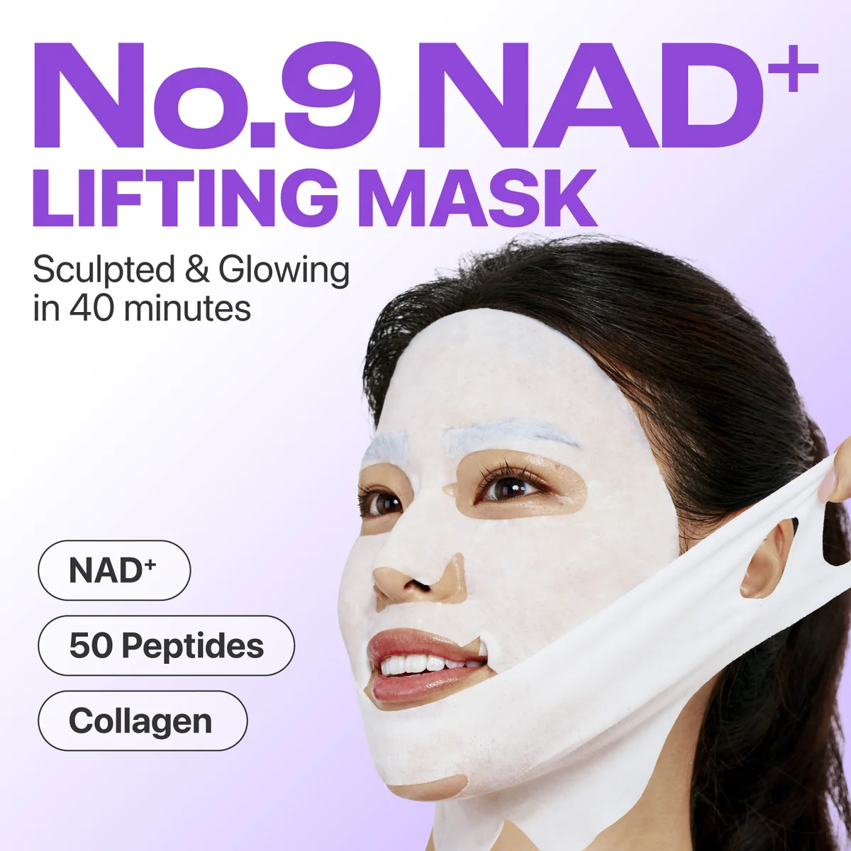 Numbuzin NAD+ BIO Lifting-Sil Full Face Mask - 20ml + 28ml