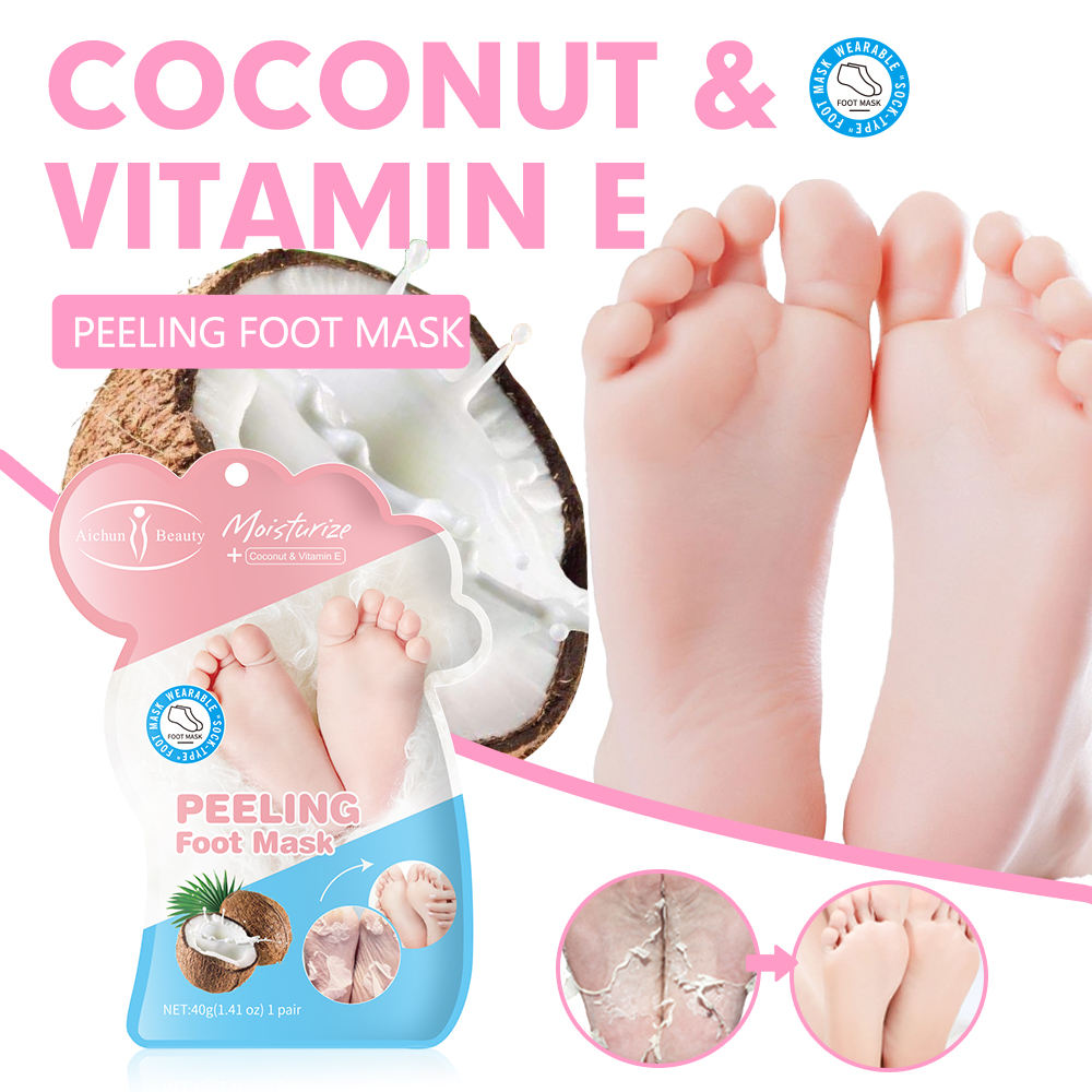 Aichun Beauty Coconut & Vitamin E Foot Peeling Mask - 40g