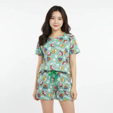 Trendy Cotton T-Shirt & Shorts 2pcs Set #7351