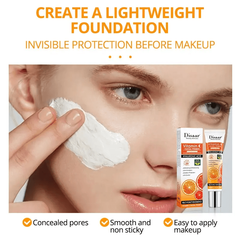 Disaar Vitamin C Hyaluronic Acid Facial Primer SPF 30 PA+++ - 30g