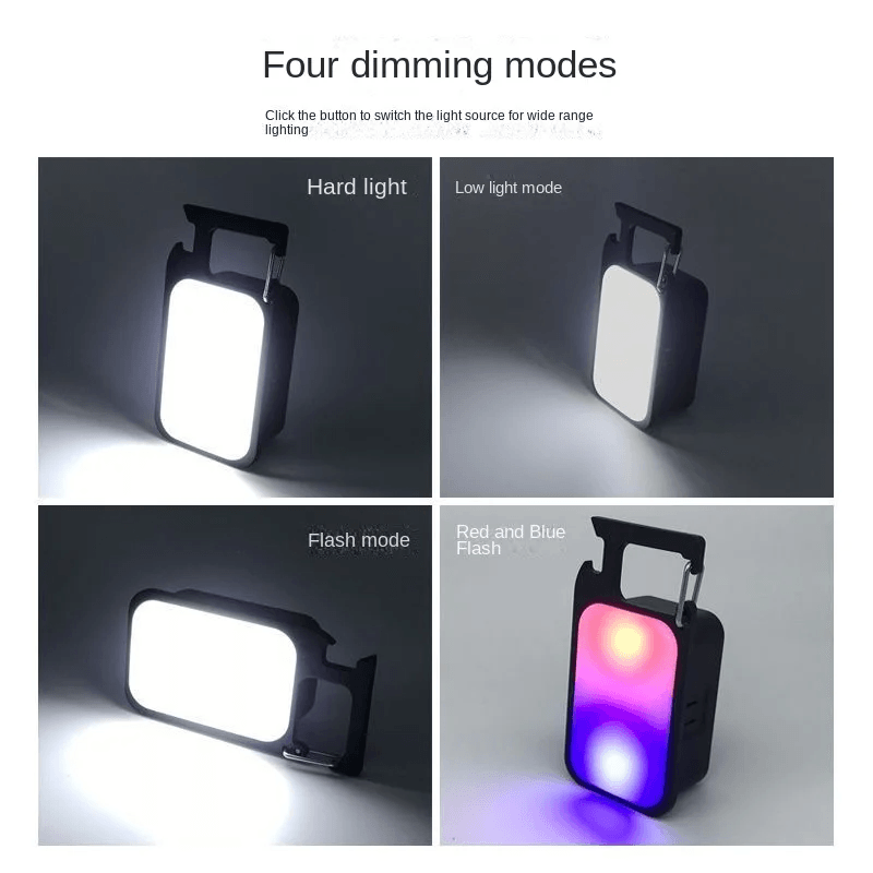 Led Rechargeable Keychain Light Pocket-Sized Camping Light